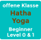 offene Klasse Hatha Yoga Beginner Level 0 & 1