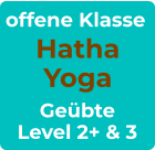 offene Klasse Hatha Yoga Geübte Level 2+ & 3