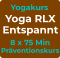 Yogakurs Yoga RLX Entspannt 8 x 75 Min Präventionskurs